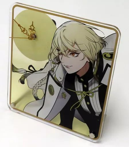 【中古】置き時計・壁掛け時計 52.髭切 五周年記念祝画アクリルクロック 「刀剣乱舞-ONLINE-」