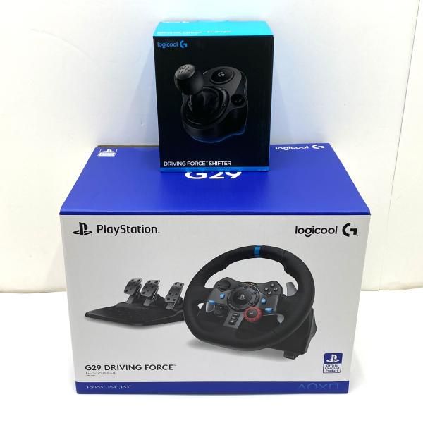 【中古】ｹﾞｰﾑOP）【動作確認済】PS5/PS4 logicool G29 ドライビングフォース＆シフター[95][240095312045] 27,229円
