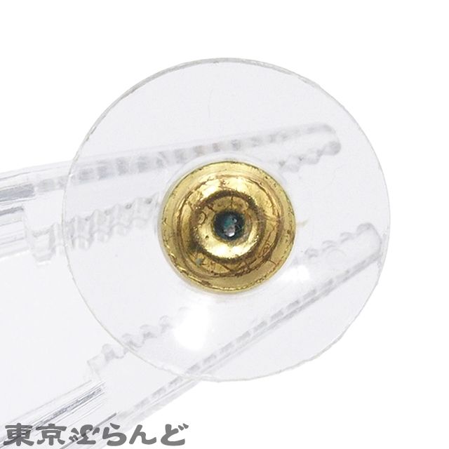 シャネル CHANEL ピアス ドロップ ゴールド メタル ラインストーン 