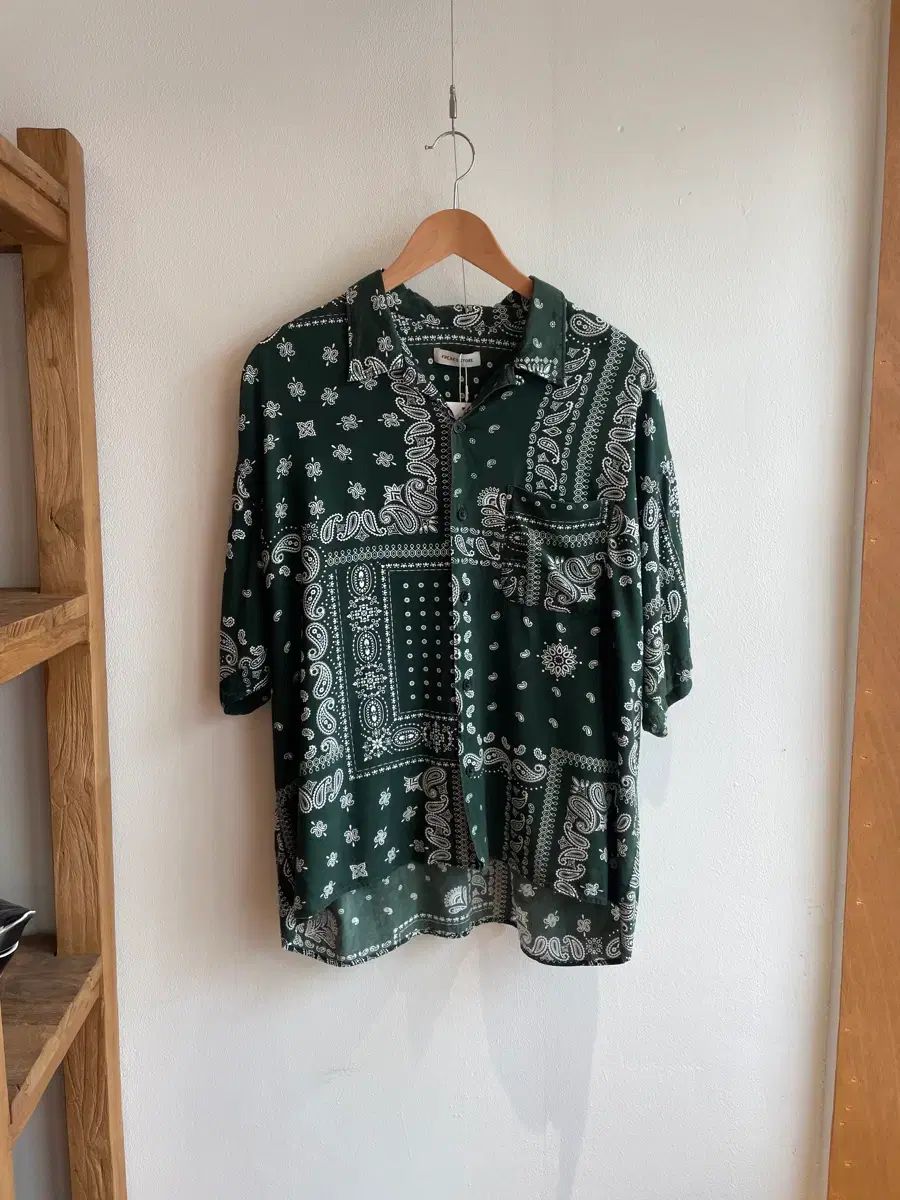 FREAK'S STORE(フリークスストア) ベイズリー オープンカラー シャツ