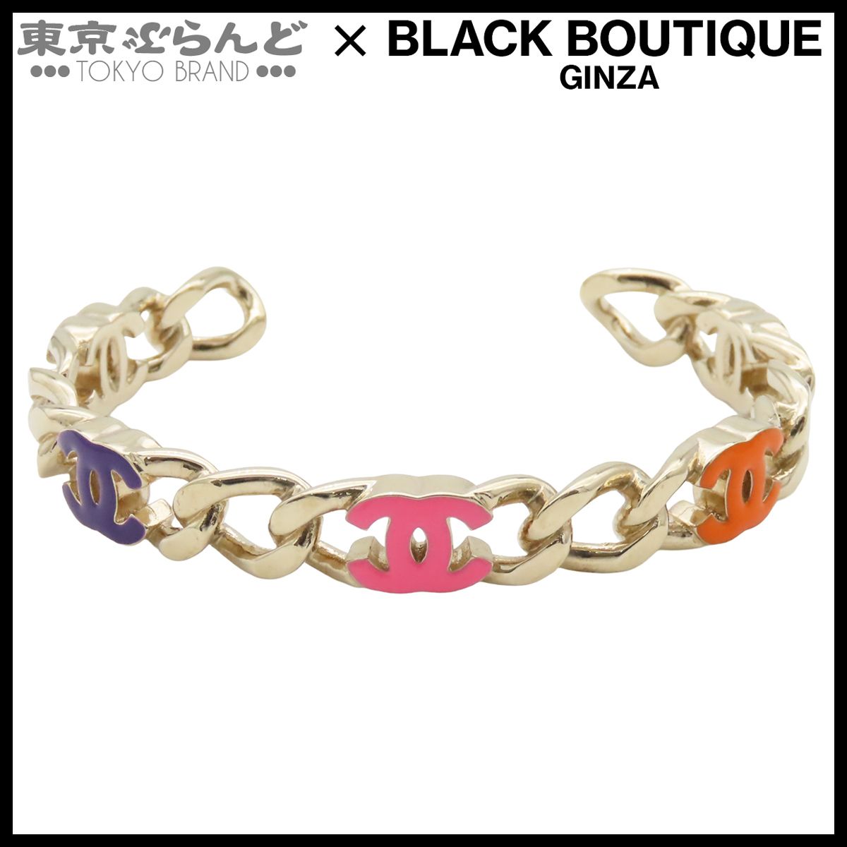 シャネル CHANEL バングル ゴールド メタル ココマーク GP B24C ブレスレット レディース 241100081737