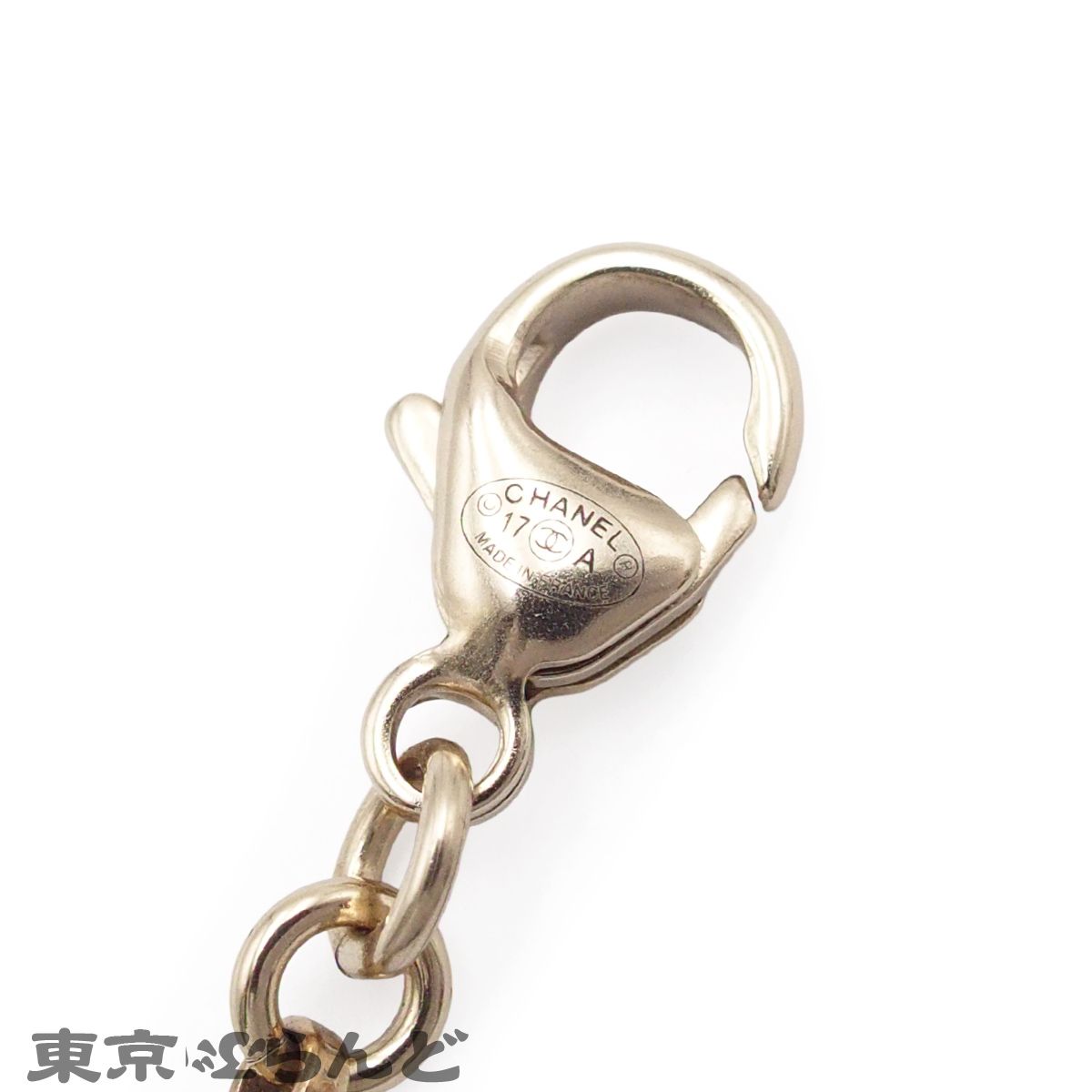 シャネル CHANEL ネックレス ゴールドxピンク メタル コスチューム 