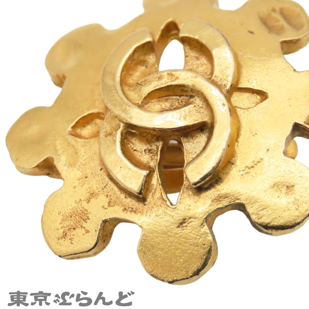 シャネル CHANEL イヤリング ゴールド メタル ココマーク フラワー
