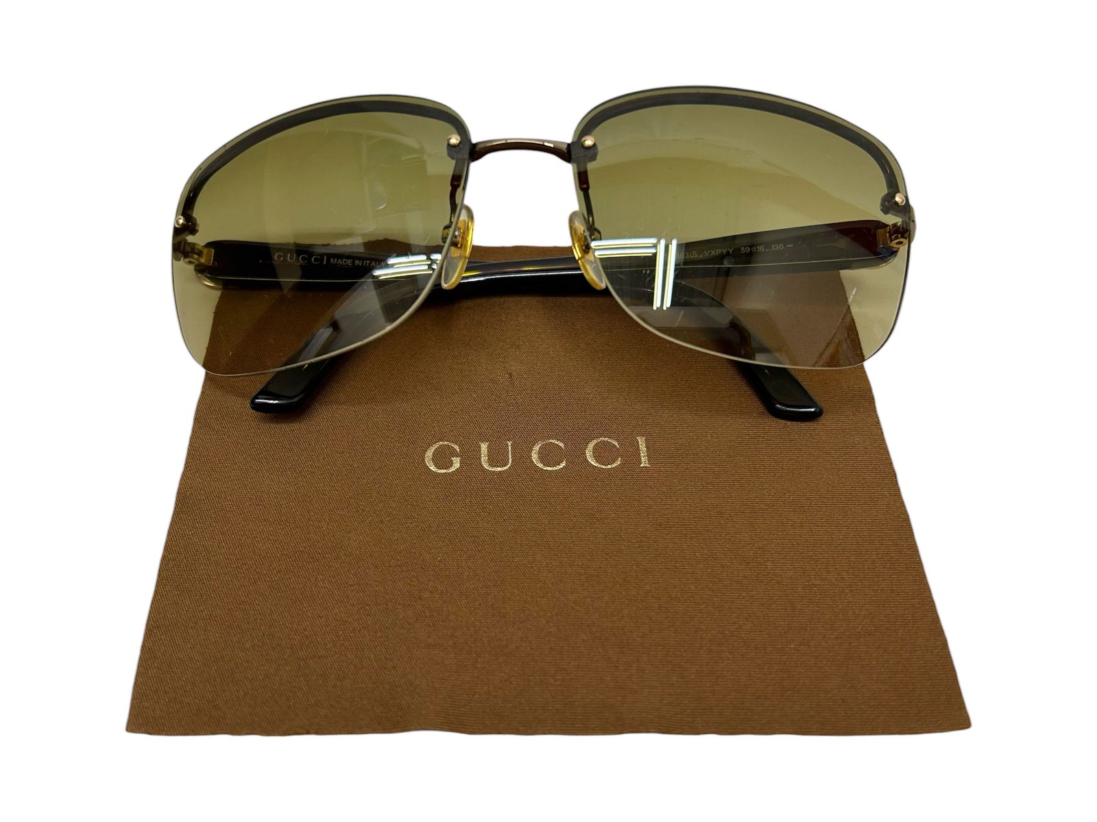 GUCCI (グッチ) サングラス GG2863/S 59□16 イエロー レディース/036