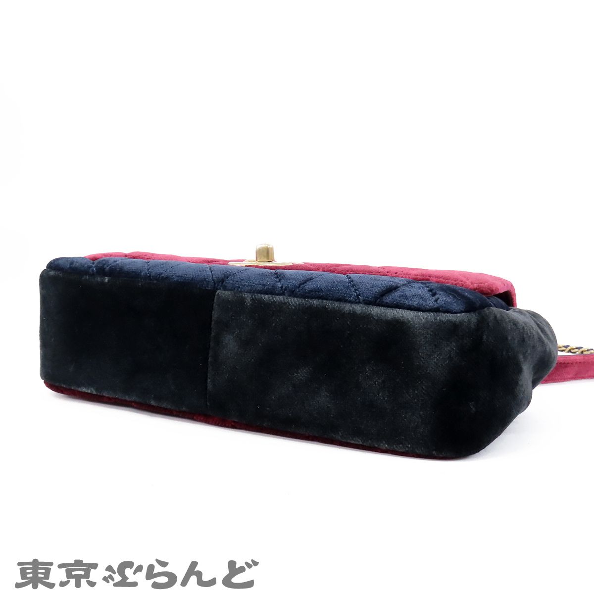 シャネル CHANEL ココマーク フラップチェーンバッグ ボルドーx