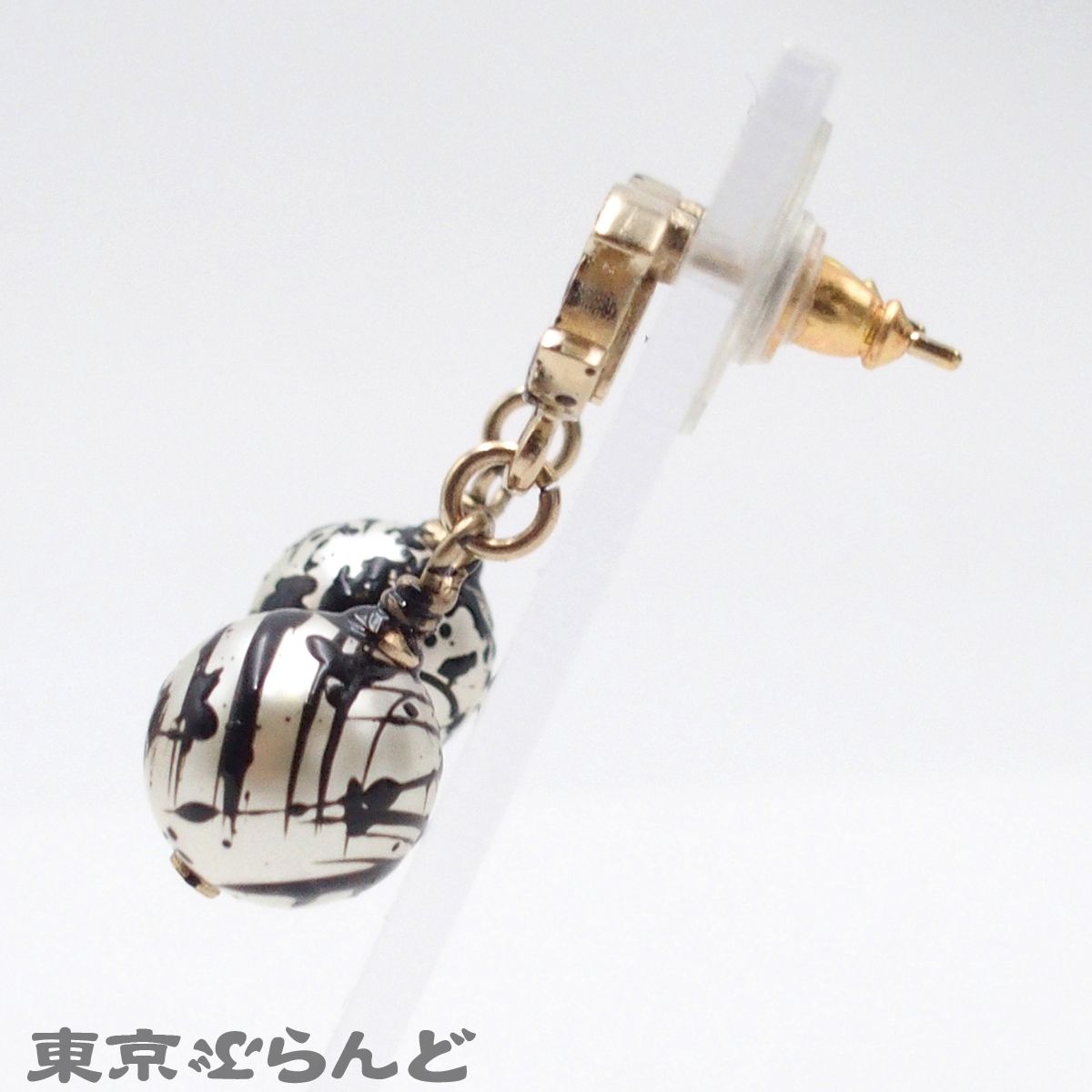 シャネル CHANEL ピアス ライトゴールド メタル ココマーク フェイク