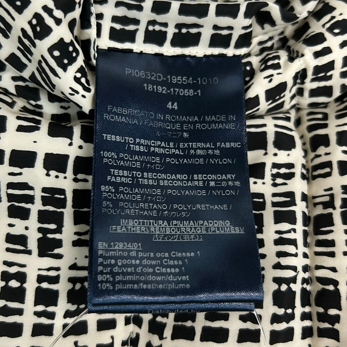 HERNO(ヘルノ) ダウンジャケット サイズ44 L レディース - 白×黒 七分 