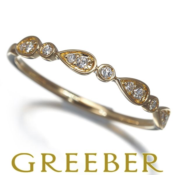 ダイヤ ダイヤモンド 0.13ct リング K18YG #192633