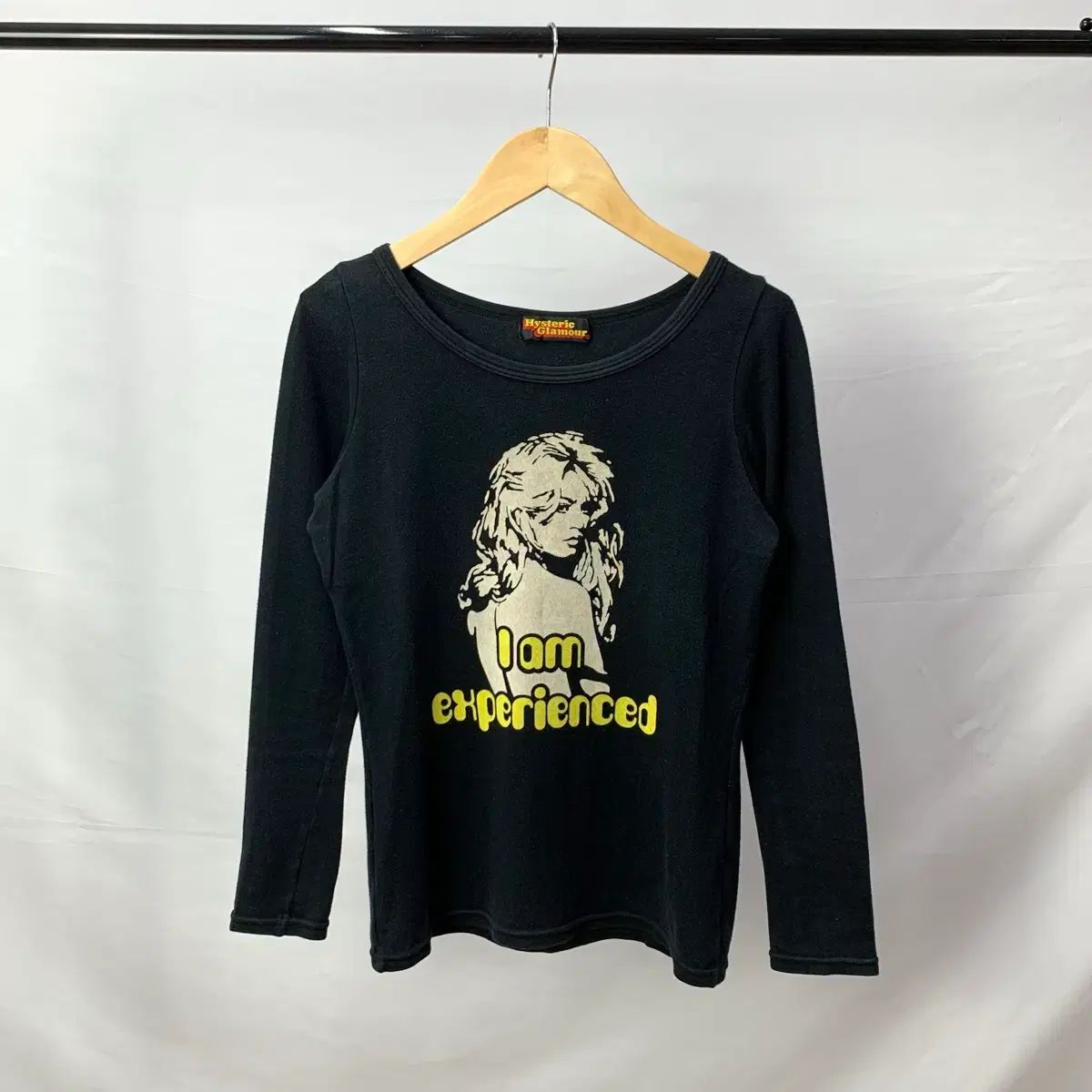 HYSTERIC GLAMOUR ヒステリックグラマー i am experienced ロングスリーブ Tシャツ