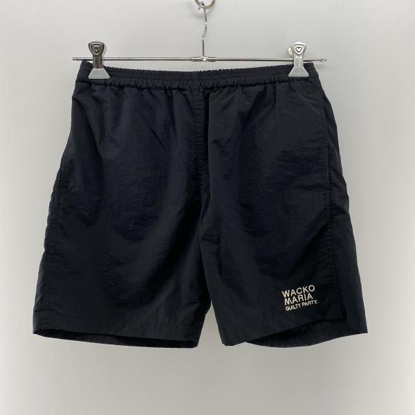 中古】WACKO MARIA ボードショーツ ブラック サイズM ワコマリア[24