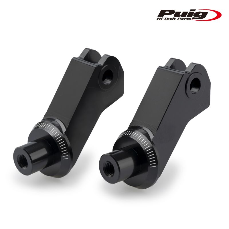 Puig 22129N ADAPTOR RIDER FOOTPEG TRIUMPH SCRAMBLER 400X (24-25) プーチ フットペグ アダプター