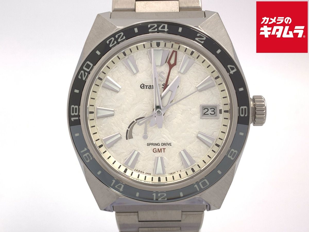 【中古】 【良品】 グランドセイコー スプリングドライブ GMT スポーツコレクション ホワイト SBGE307/9R66-0BT0 チタン 515,008円