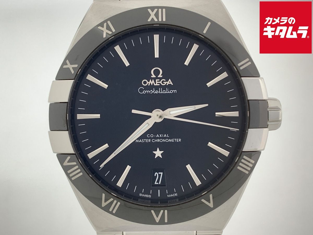 【中古】 【美品】 オメガ(OMEGA) コンステレーション ブラック 131.30.41.21.01.001 ステンレススティール