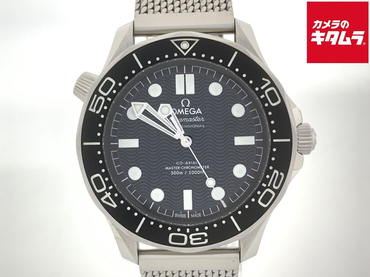 【中古】 【美品】 オメガ(OMEGA) シーマスター ダイバー300M ブラック 210.30.42.20.01.010 ステンレススティール