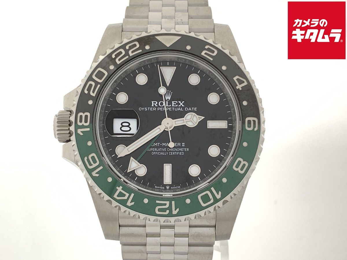 【中古】 【新品同様】 ロレックス(ROLEX) GMTマスターII ブラック 126720VTNR ステンレス JB