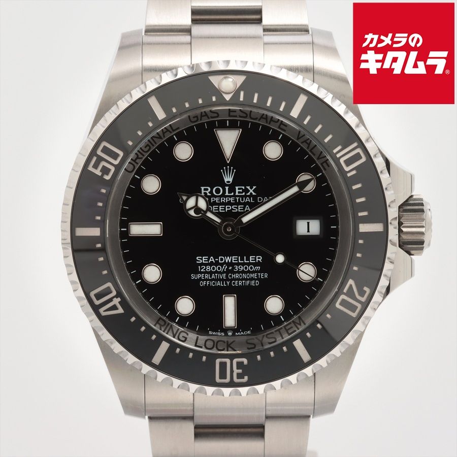 【中古】 【美品】 ロレックス(ROLEX) シードゥエラー ディープシー ブラック 136660 ステンレス