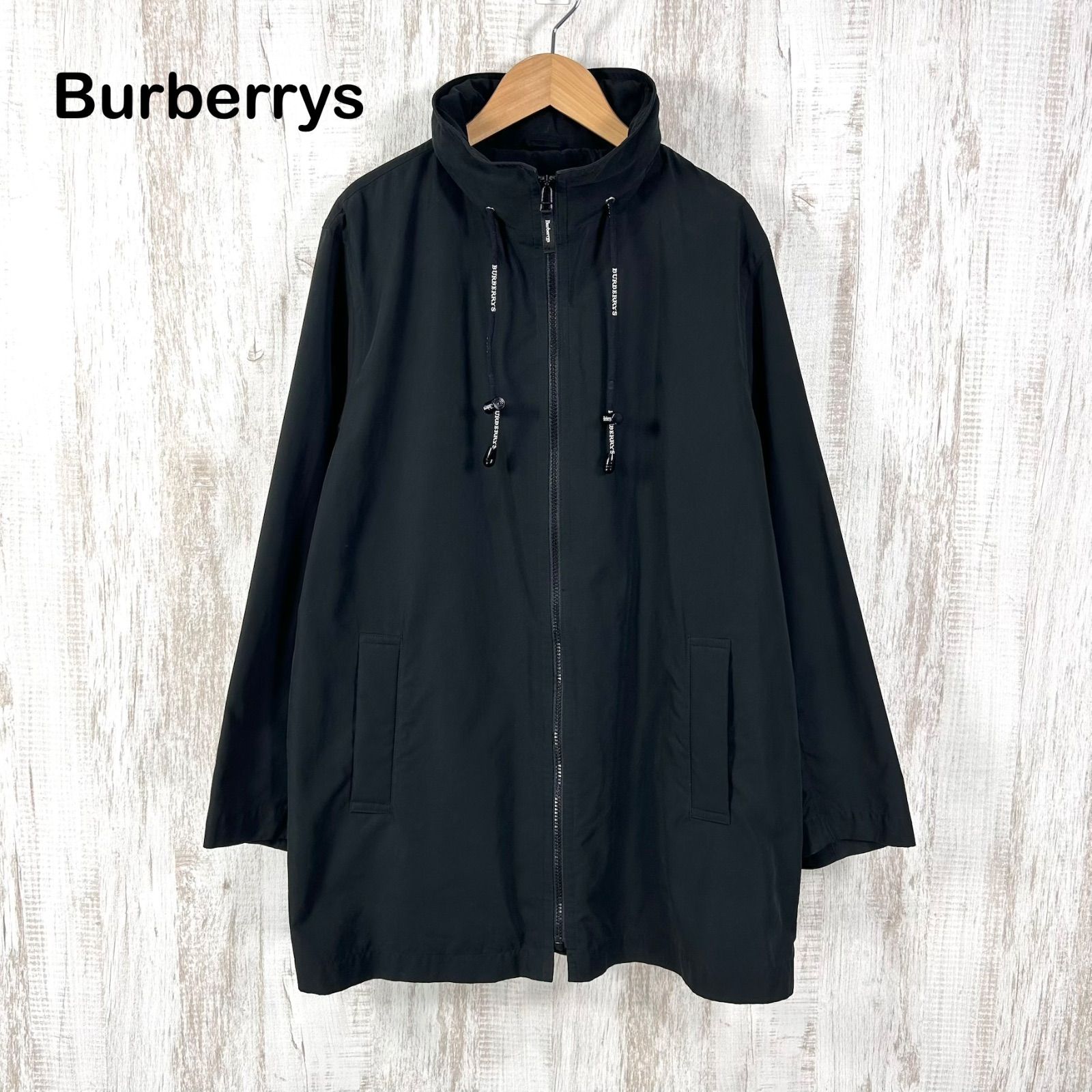 90s Burberrys ヴィンテージ バーバリーズ パッカブル ナイロンジャケット ブラック