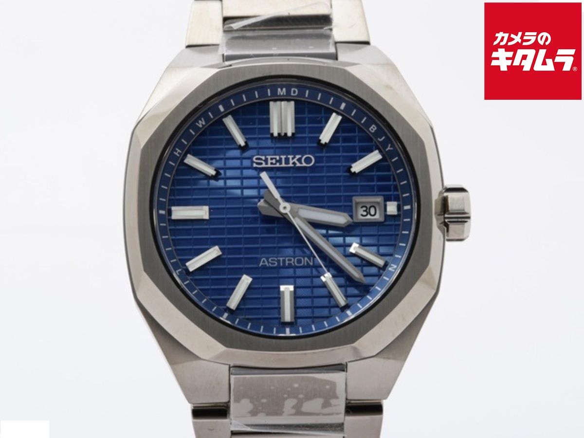 【中古】 【美品】 セイコー アストロン ネクスター ネイビー [ブルー系] SBXY061/7B72-0AF0 チタン