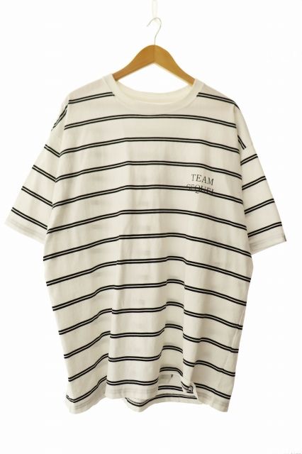 シークエル SEQUEL HIGH GAUGE BORDER T-SHIRT WHITE ハイゲージ ボーダー 半袖 Tシャツ XL 白 ホワイト ブランド古着ベクトル 中古 260611