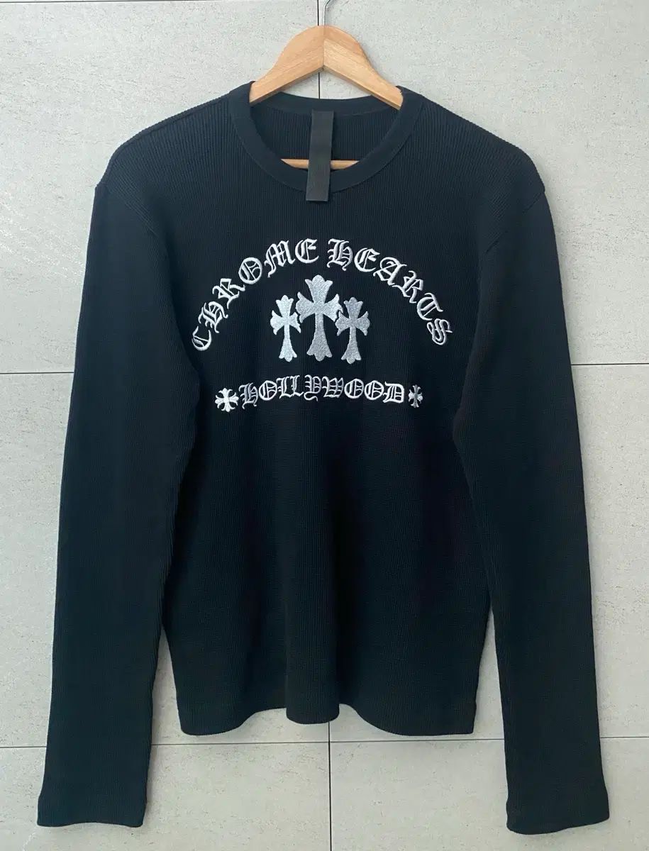 CHROME HEARTS クロムハーツ セメタリー ワッフル ニット ロングスリーブ