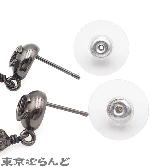 101819811 シャネル CHANEL スイング ピアス シルバー メタル