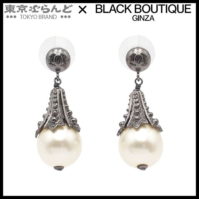 101819811 シャネル CHANEL スイング ピアス シルバー メタル
