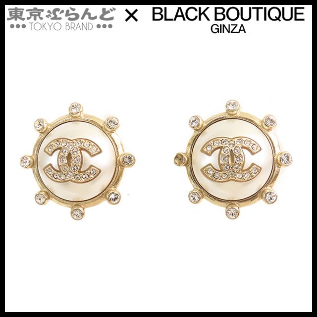 シャネル CHANEL ココマーク ピアス ゴールド メタル コスチューム