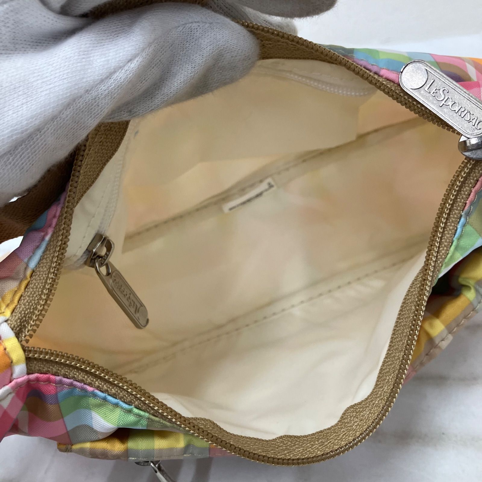 4532 LeSportsac レスポートサック ショルダーバッグ ベージュ 