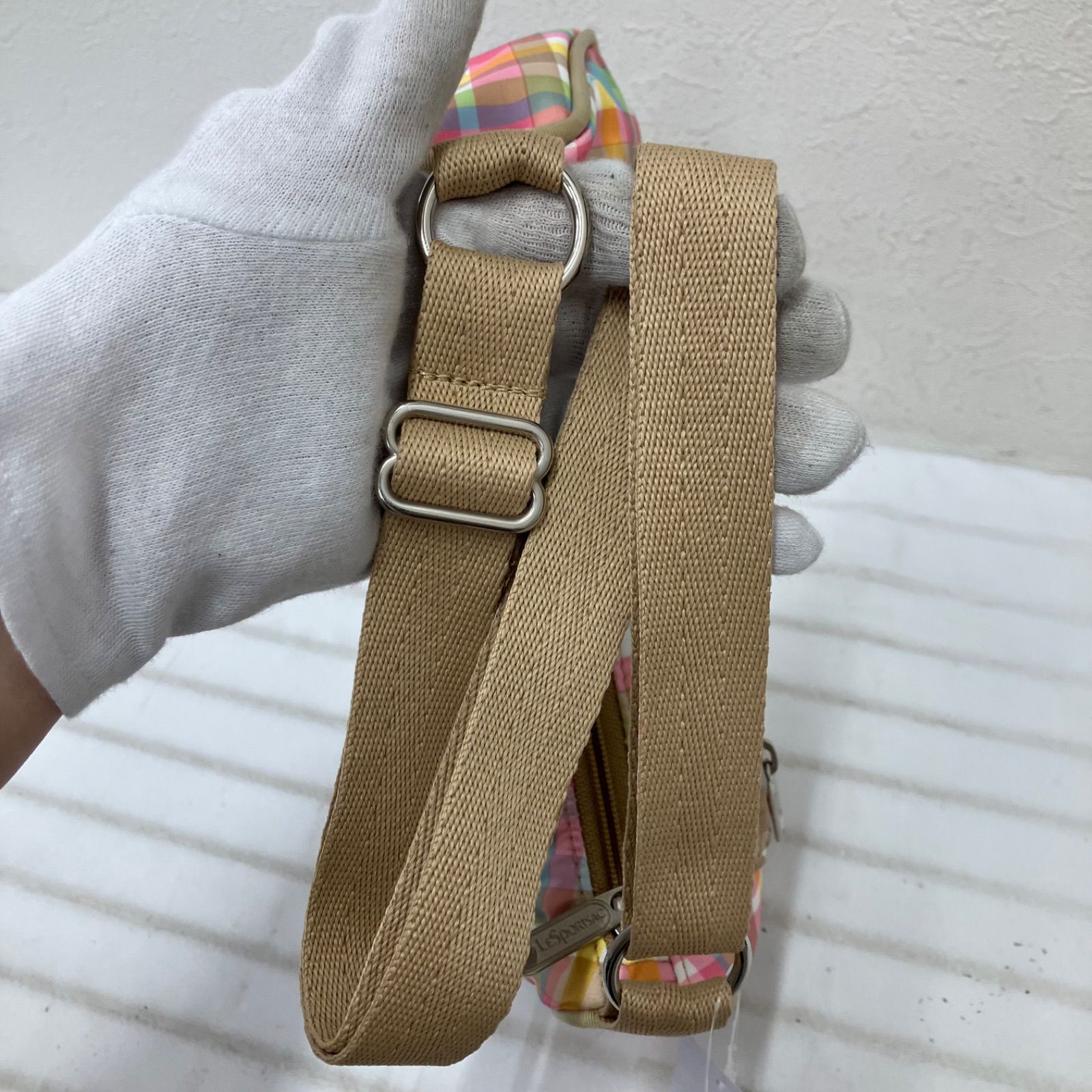 4532 LeSportsac レスポートサック ショルダーバッグ ベージュ 