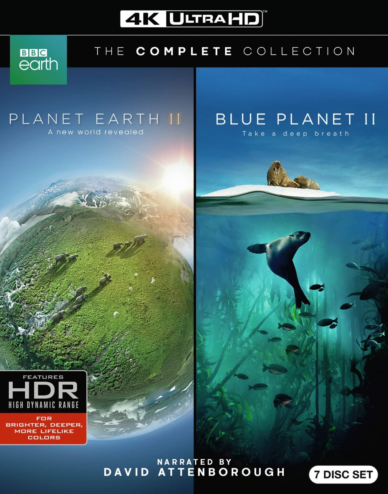 Planet Earth II / Blue Planet II [Blu-ray]