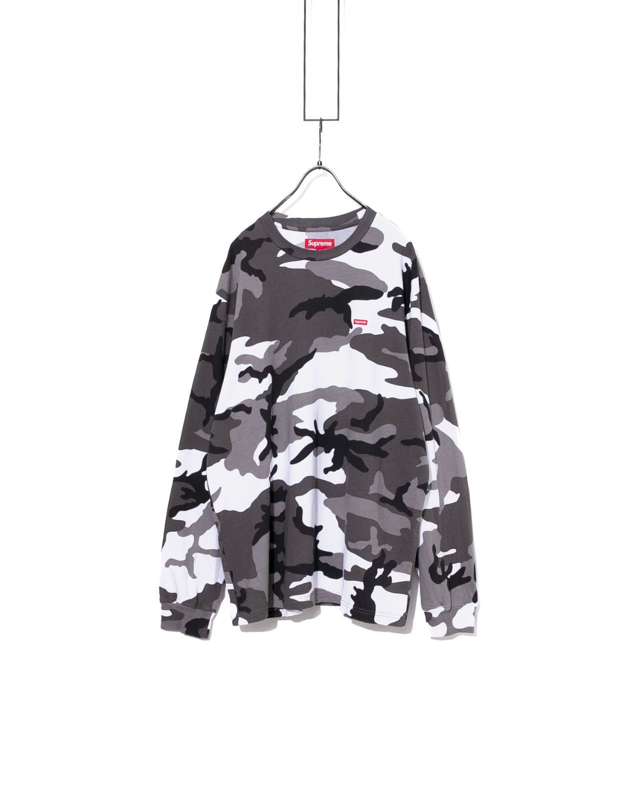 Supreme　シュプリーム　Small Box L/S Tee Snow CamoスモールボックスロンT　袋つき_iD260604-001