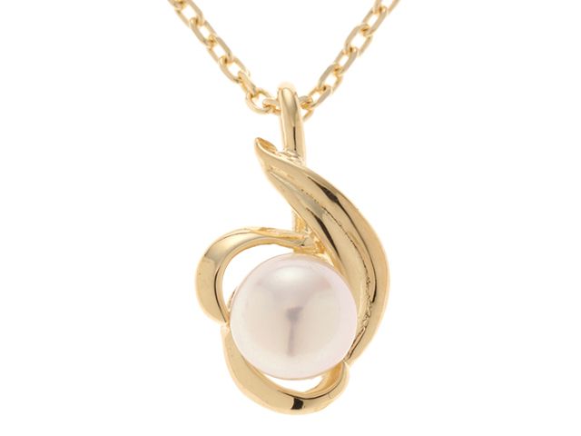 JEWELRY ジュエリー 貴金属･宝石 パール 真珠 ネックレス K18 イエローゴールド 2.9g 2121000030793【中古】200
