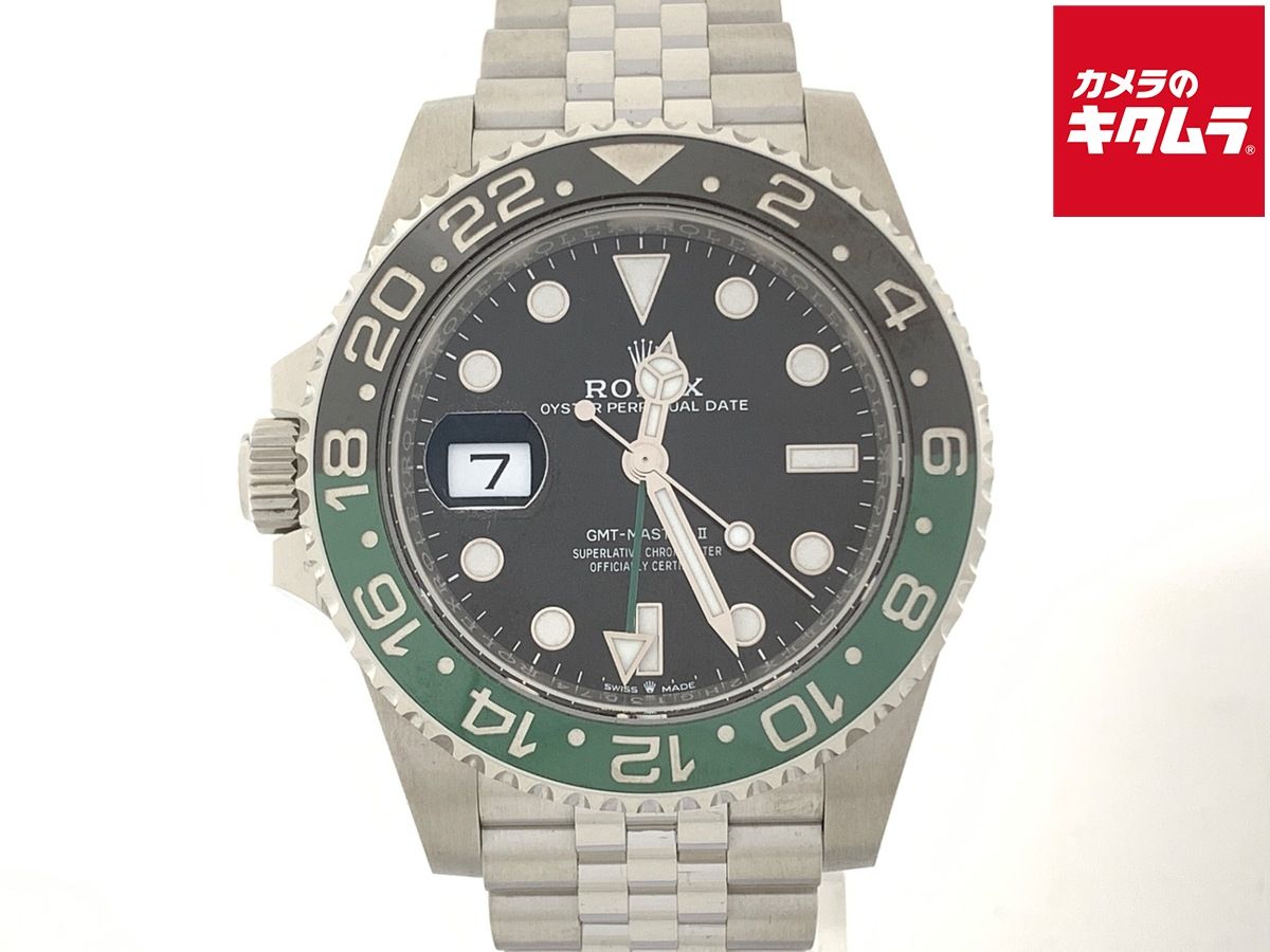 【中古】 【新品同様】 ロレックス(ROLEX) GMTマスターII ブラック 126720VTNR ステンレス JB