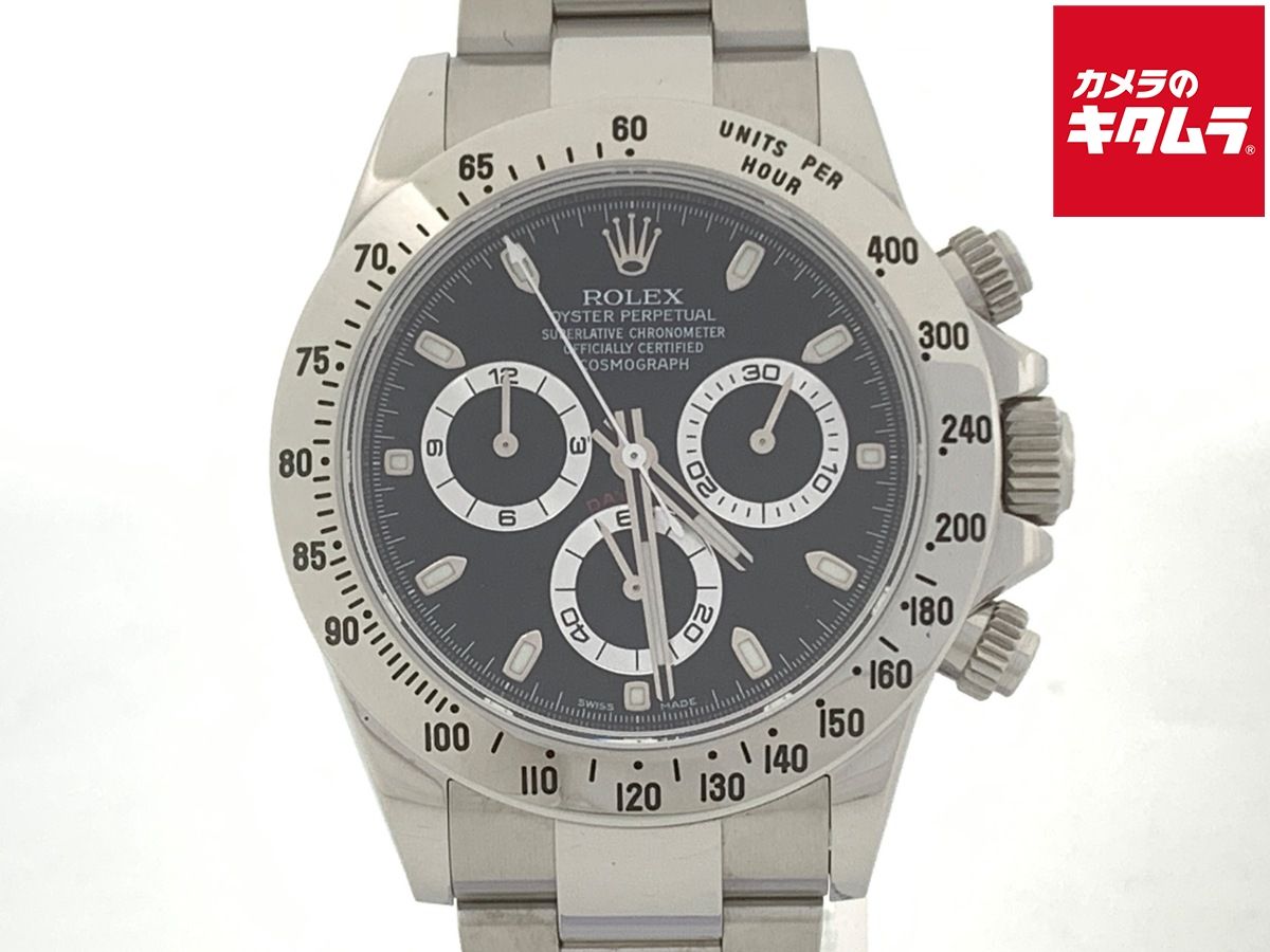 【中古】 【美品】 ロレックス(ROLEX) デイトナ ブラック 116520 ステンレス