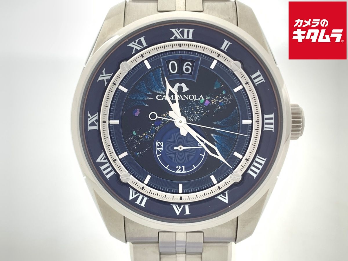 【中古】 【美品】 シチズン カンパノラ ブルー NZ0000-58L/Y513-T020437 ステンレススティール 宙鏡