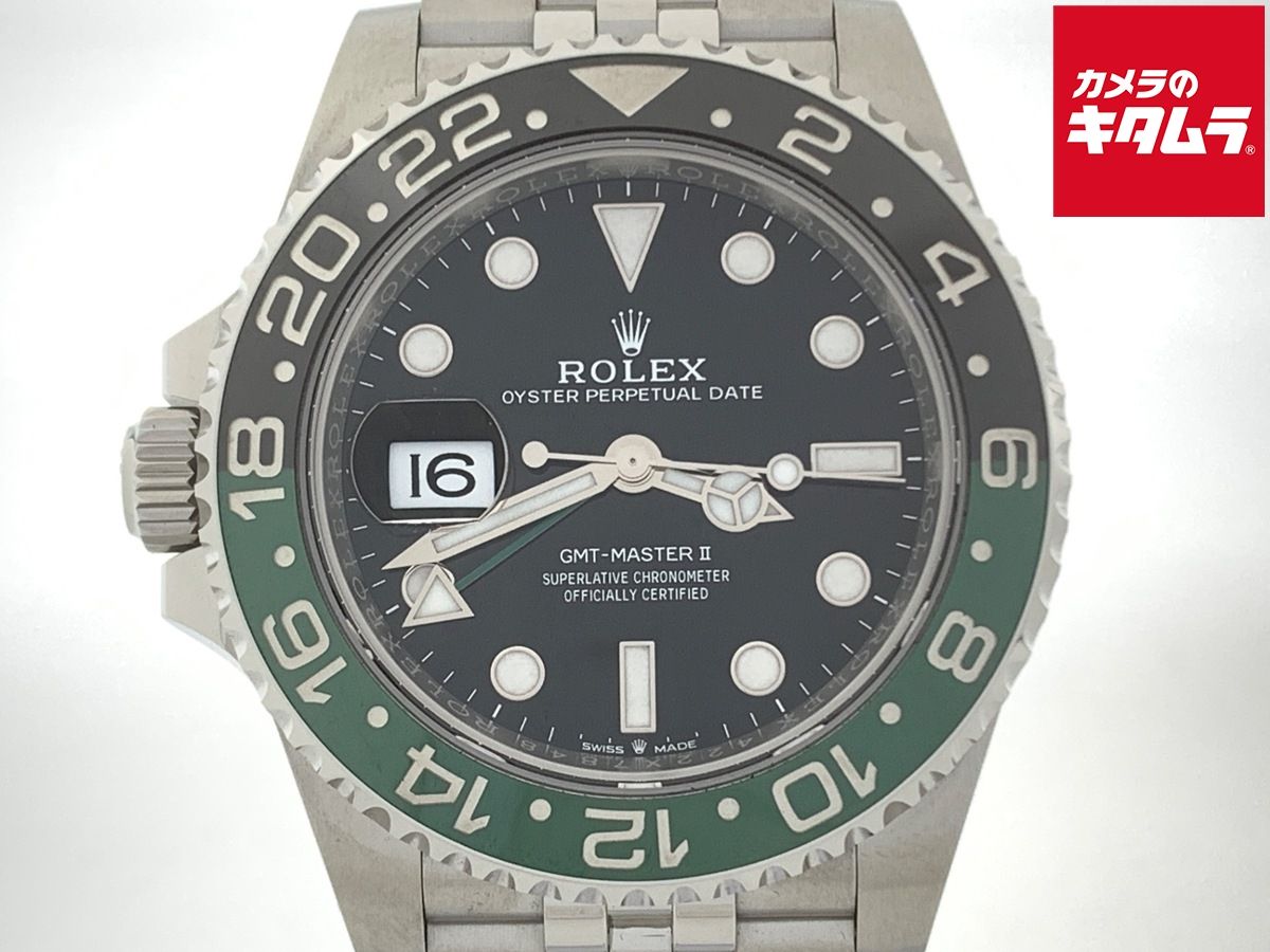 【中古】 【新品同様】 ロレックス(ROLEX) GMTマスターII ブラック 126720VTNR ステンレス JB