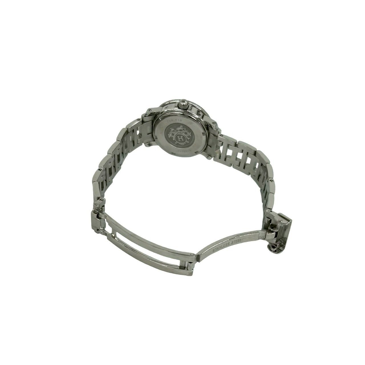 稼働品 極 美品 HERMES エルメス クリッパー ダイバー ステンレス 