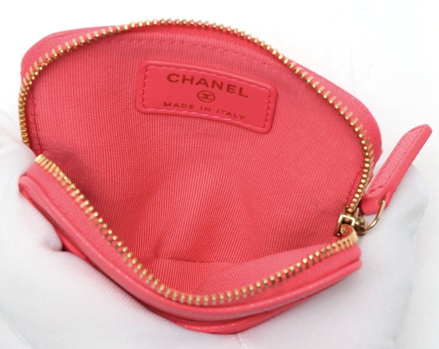 シャネル / CHANEL マトラッセ コイン カードケース / フラグメント 