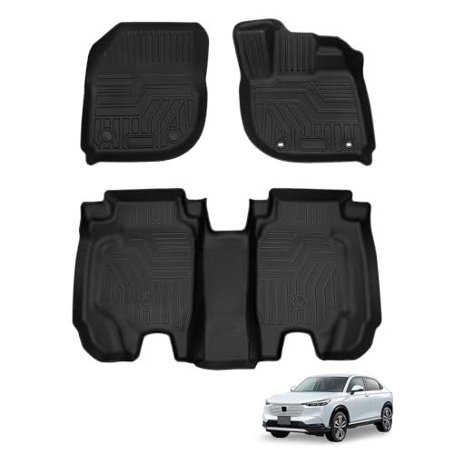 R◆新型 ヴェゼル RV系フロアマット 車種専用設計 RV3 RV4 RV5 RV6 専用 立体 3Dフロアマット TPE素材 カーマット 滑り防止 耐汚れ 取付簡単 カー用品 立体構造 耐摩擦 防水マット カスタムパーツ インテリア 保護パーツ 3pセット