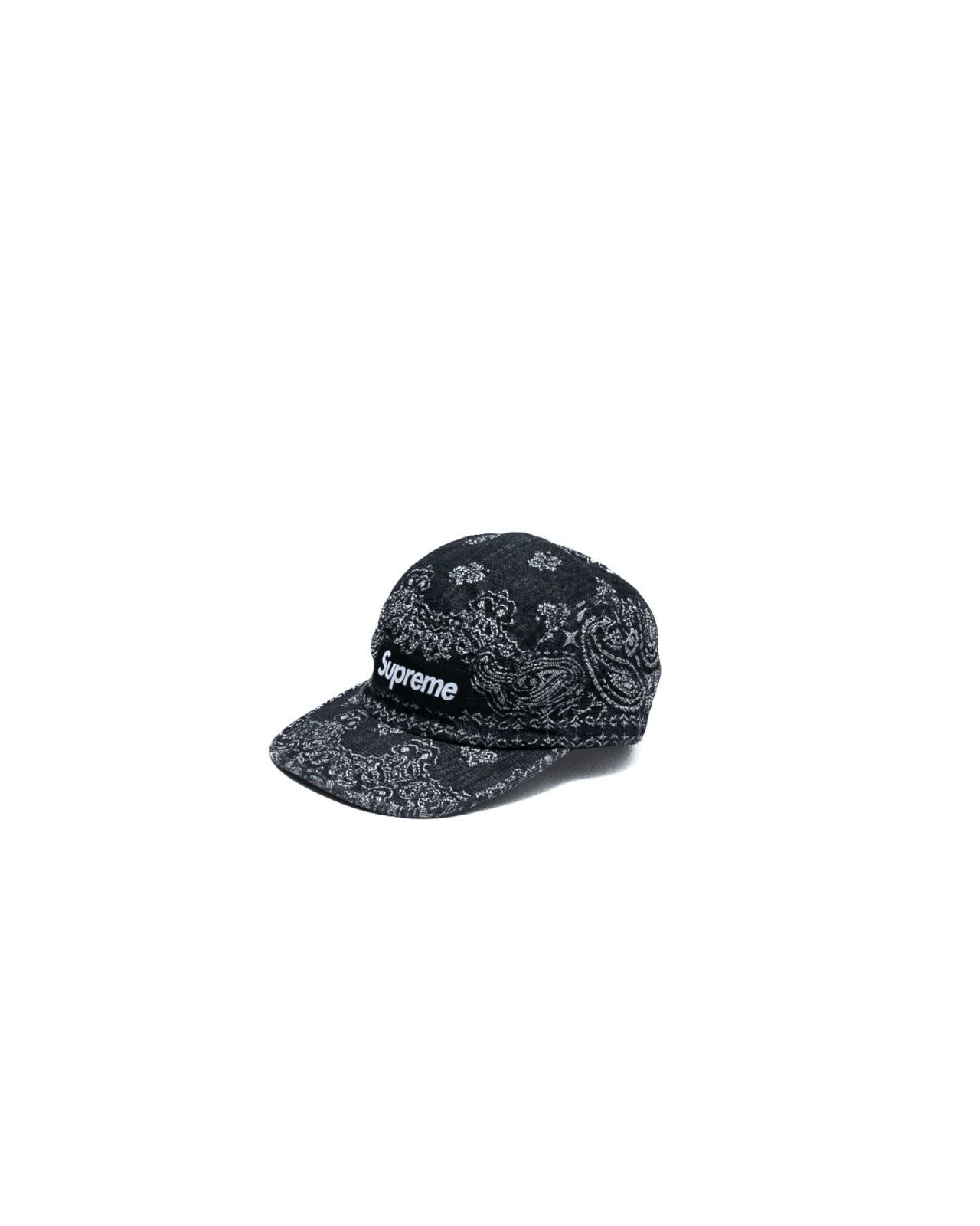 Supreme　シュプリーム　Bandana Jacquard Denim CampCapバンダナ ジャカード デニム キャンプ_iD260604-004