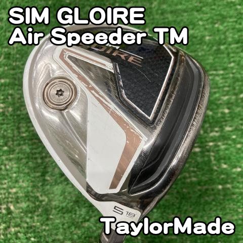 【中古】フェアウェイウッド テーラーメイド SIM GLOIRE/Air Speeder TM/R/18[0838] シムグローレ　5W