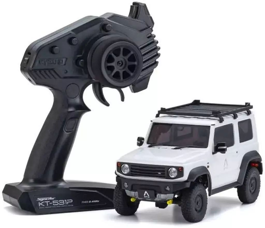 【新品】ラジコン スズキ ジムニーシエラ APIO JIMNY TS4(ピュアホワイトパール) レディセット 「ミニッツ4×4シリーズ」 2.4GHz仕様 [32539PW]