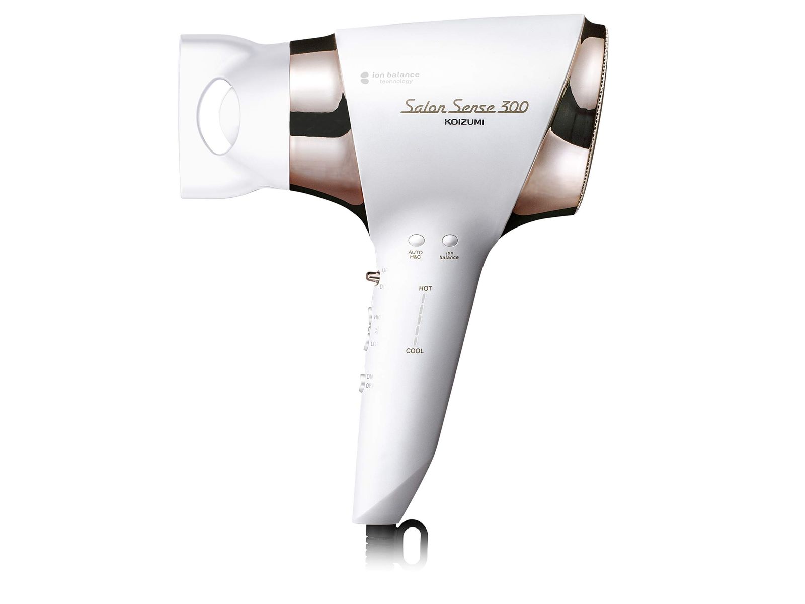 コイズミ ヘアドライヤー イオンバランス サロンセンス 300 温冷自動切替 ホワイト KHD-9940/Wt 626d232f 8,001円