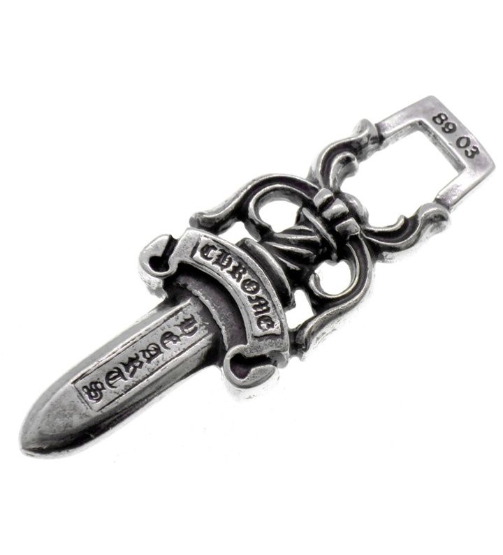 クロムハーツ CHROME HEARTS 【 #10DAGGER 】 #10 ダガー ペンダント シルバー ネックレス トップ 50899
