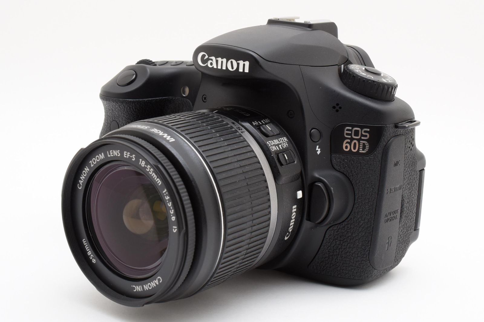 ★人気一眼レフ★CANON キヤノン 60D EF-S 18-55mm レンズセット デジタル一眼レフ 動作絶好調 シャッター数5863回