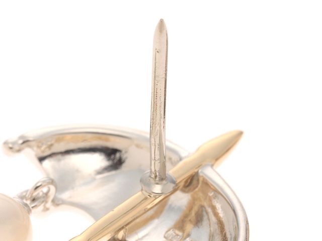 MIKIMOTO ミキモト 貴金属・宝石 ブローチ 淡水パール 傘 アンブレラ