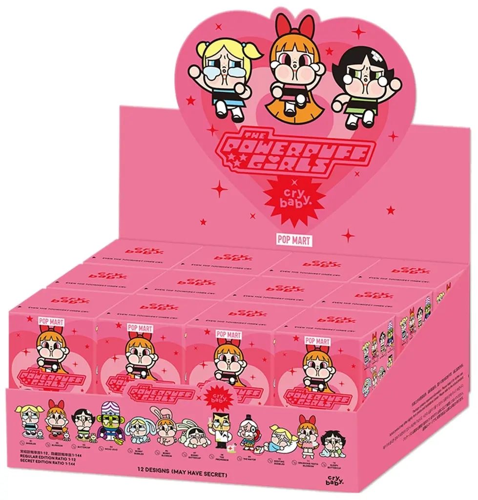 【新品】トレーディングフィギュア 【BOX】POPMART CRYBABY × パワーパフ ガールズ シリーズ