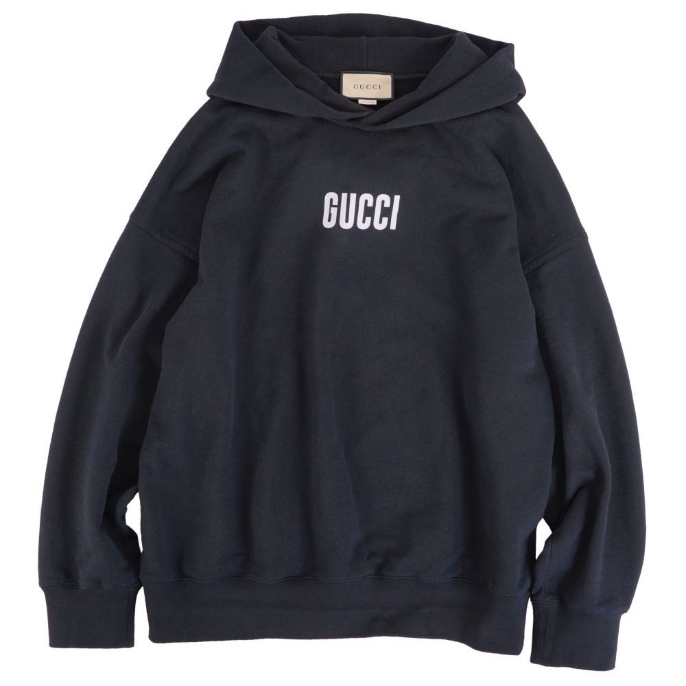 美品 グッチ GUCCI パーカー フーディ スウェット ロングスリーブ 長袖