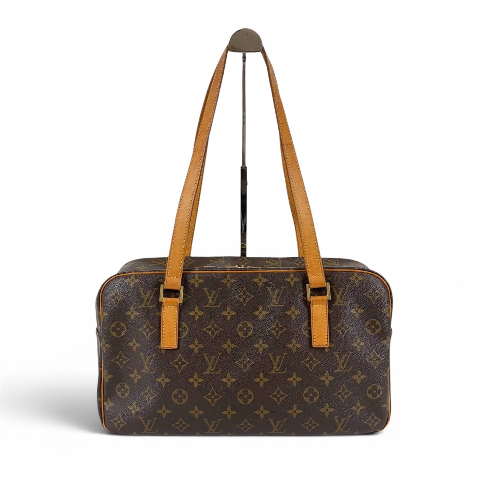 ルイヴィトン LOUIS VUITTON シテGM セミショルダーバッグ トートバッグ モノグラムレザー ブラウン 肩掛け ルイヴィトン LOUIS VUITTON シテGM セミショルダーバッグ トートバッグ モノグラムレザー ブラウン 肩掛け
