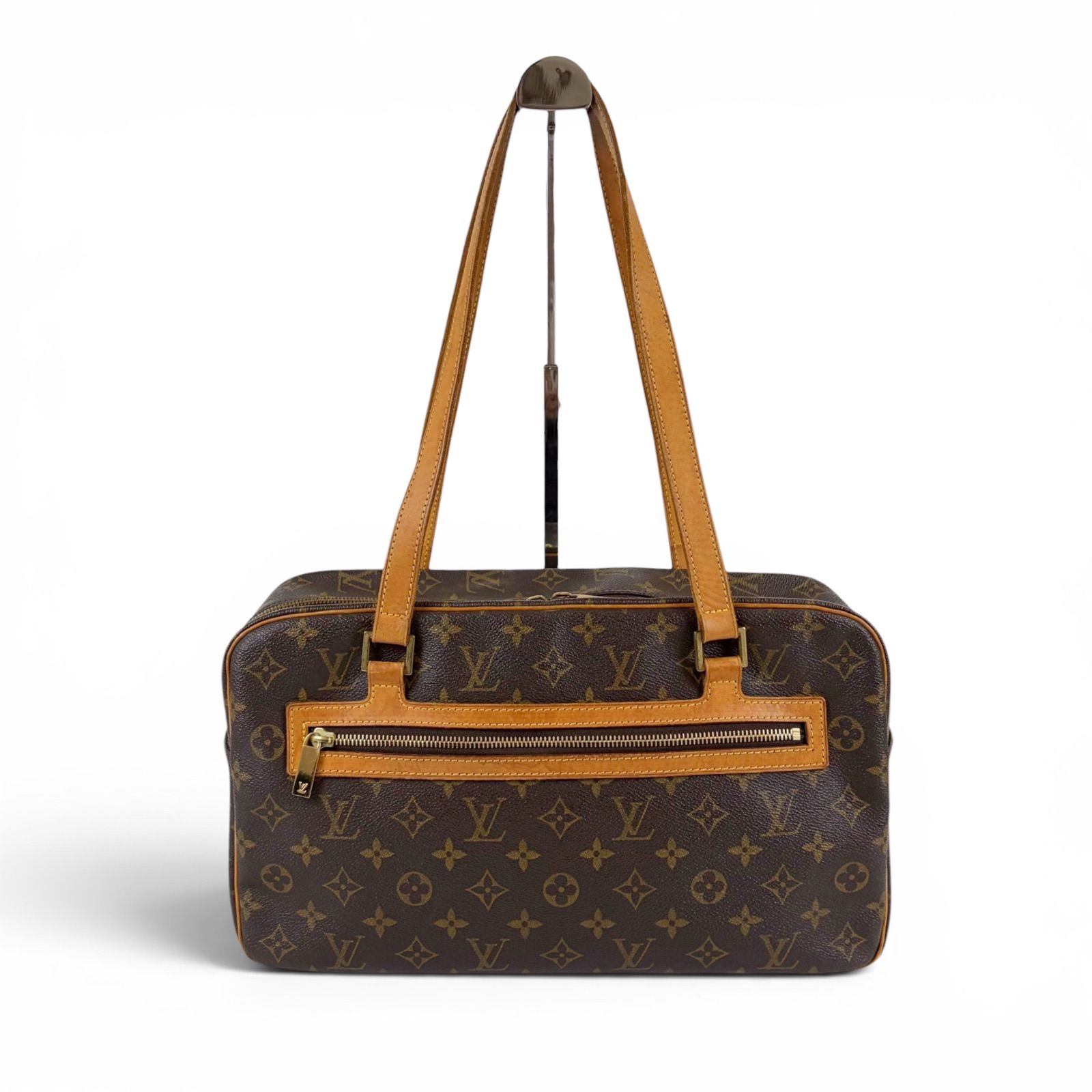 ルイヴィトン LOUIS VUITTON シテGM セミショルダーバッグ トートバッグ モノグラムレザー ブラウン 肩掛け ルイヴィトン LOUIS VUITTON シテGM セミショルダーバッグ トートバッグ モノグラムレザー ブラウン 肩掛け